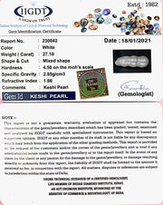 27.10/CT NATURAL KESHI PEARL